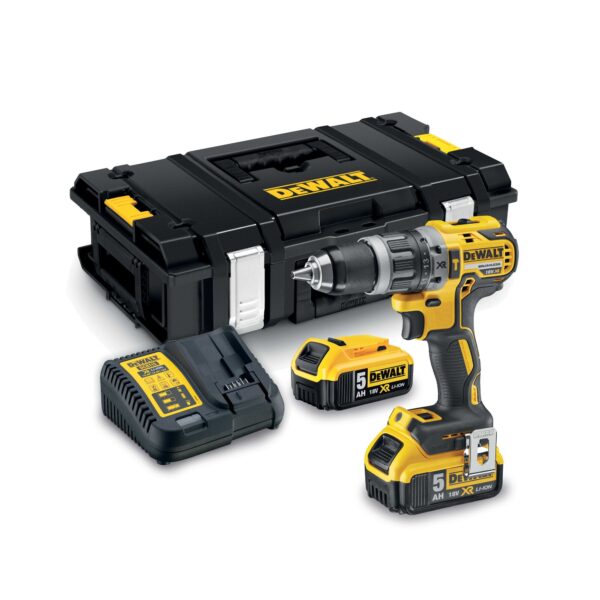 DCD796P2-GB 18V XR Brushless Hammer Drill Driver (2 X 5 Ah)